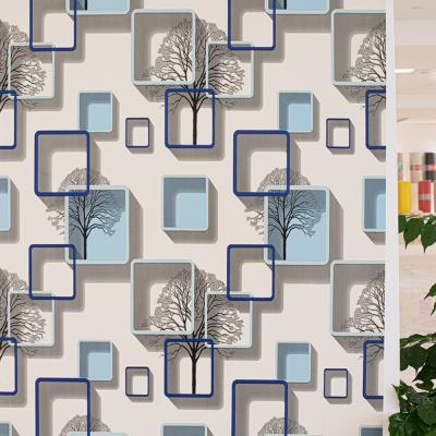 China Modern Wholesale Self Adhesive Waterproof PVC Wallpaper Factory Wall Papers Home Decorative Sticker/Wall Covering for sale