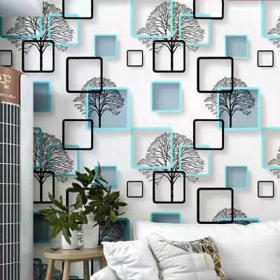 China Wholesale Modern Self-adhesive Wallpaper Home Stick Skin Factory Decorative Wallpapers for sale