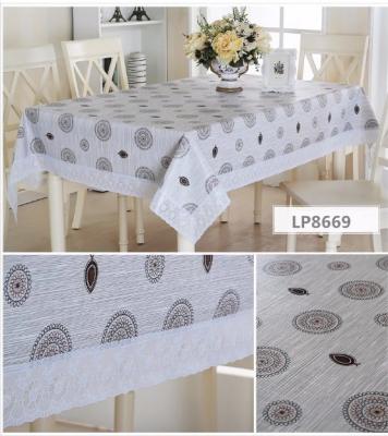 China Wholesale Waterproof Popular Design Customized Printing Waterproof Canvas Table Cover For Party for sale