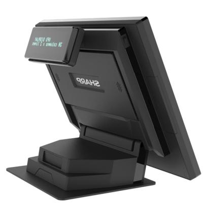 China Retail Industry Double Window Cash Register Supermarket Hardware POS Windows System Touch Screen Terminal for sale