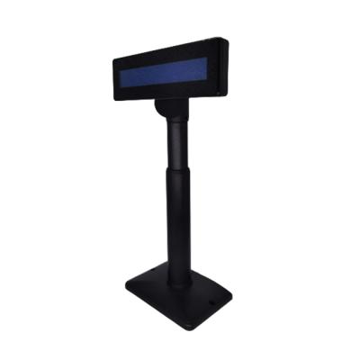 China Plastic USB Vfd Multiple Languages ​​LCD Vacuum Fluorescent POS Customer Left Pole Display for sale