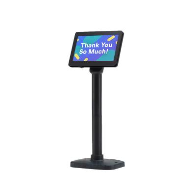 China Hotel Supplies Plastic Screen Pole POS Customer Display 9.7 Inch TFT Small Size LCD Monitor Control Board for sale