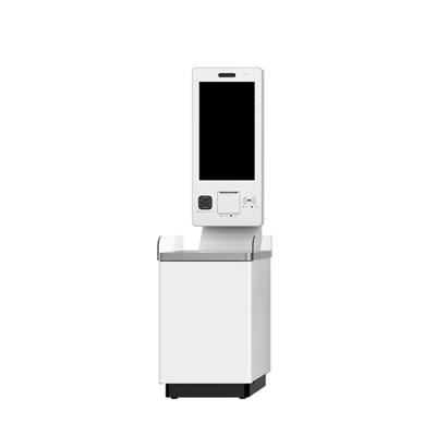 China OEM Plastic Restaurant 21.5 Inch Windows Touch Screen Payment Machine Mall Self Service Kiosks for sale