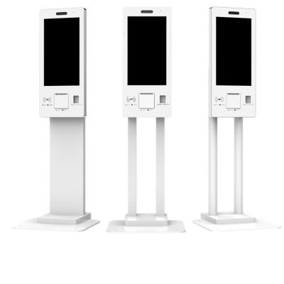 China Plastic Ticket Self Payment Dispensing Terminal Machines Restaurant Self Service Kiosk Stands Price for sale