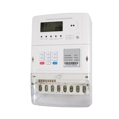 China Three Phase STS Keypad Prepaid Electricity Meter DTZY6988 DTZY6988 for sale