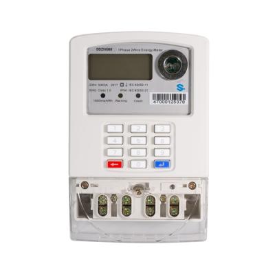 China Electrical Parameters Single Phase Keypad Prepaid Energy Meter for sale