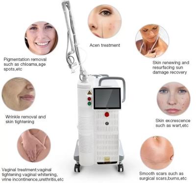 China Ultra Pulse / Single Pulse RF Fractional CO2 Laser Multi Language With 7 Joints Arm for sale