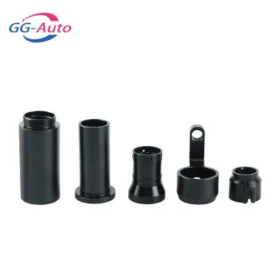 China Mechanical Engineering Parts Black Coating Aluminum Turning CNC Service Precise Component Machining for sale