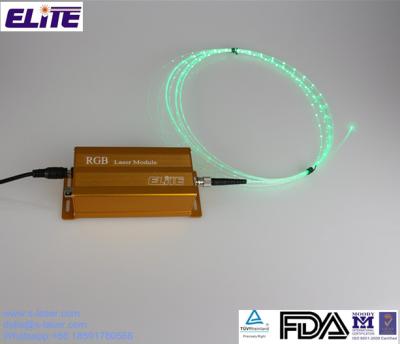 China FDA Certify 300mw RGB Fiber laser Module FC Connector, Solution for Bendable Laser Fiber for sale