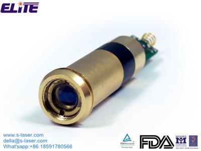 China VB520D40VG2 520nm 28mW 3-5VDC Green Dot Laser Module with APC, Beam Size 6*12mm at 20m for sale