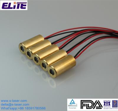 China Dot Violet Laser Module 405nm 2.5mW Laser Module 12x40mm for sale