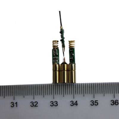 China FDA 520nm 5mW Mini Green Laser Module 4x8.5mm with PD Feedback for sale