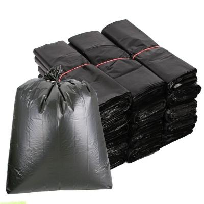 China Recyclable Heavy Duty Industrial Contractor Quality Black Professional Garbage Bag Garbage Bag, 42 Gallon Capacity with 3 Mil Thick for sale