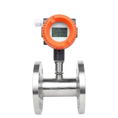 China RS485 communication 4*20ma modbus rs485 liquid flow meter for fuel turbine natual gas meter for sale