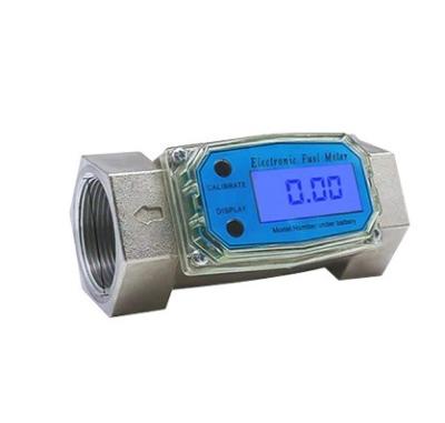 China Aluminum Alloy High Precision Digital Turbine Flow Meter Oil Or Water Flow Electronic Pulser Meter for sale