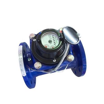 China woltman hot and cold water meter flange end cast iron/stainless steel digital horizontal cold water flow meter for sale