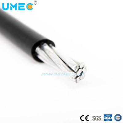 China Stranded Conductor Overhead XLPE PVC PE HDPE Geïsoleerde Aerial Bundled Single Core Cable Te koop