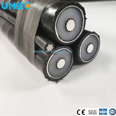 China IEC 60502 19/33 36kV Aluminum Conductor PE/PVC And XLPE Insulated Aerial Bundle Cables for sale