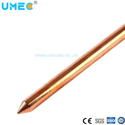 China Grounding Rod Low Carbon Steel Q235 SAE1010 SAE1020 Lighting Protection System 3/4 prime prime for sale