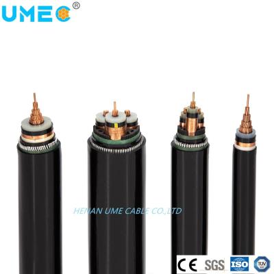 China 1/35kv Cu/Al XLPE Insulation PVC Sheathed Medium Voltage Electric Power Cable Overhead for sale