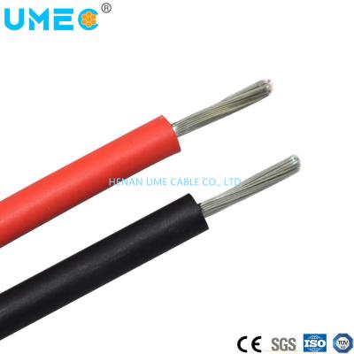 China Overhead Application 10/16/25mm2 XLPE Insulated Tinned Copper Conductor Solar PV Cable for sale