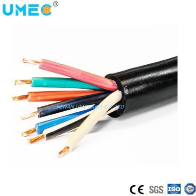 China 18 a 2 AWG fio redondo flexível cabo de borracha preta para suporte OEM personalizado 2022 à venda