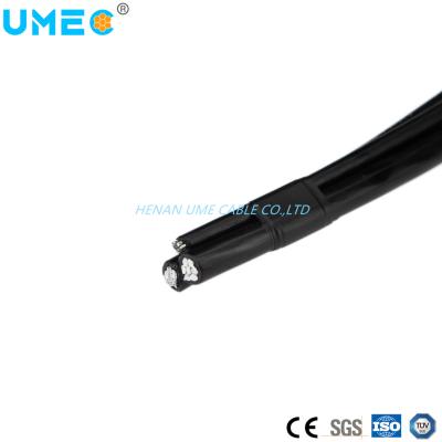 China 0.6/1kv LV Aluminiumgeleider PE XLPE Isolatie Elektriciteit Twisted Overhead Service Drop ABC Zwarte kabel Te koop