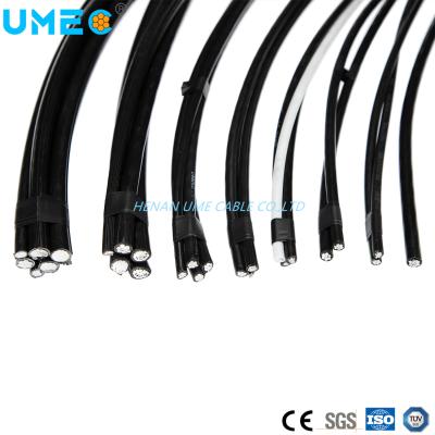 China XLPE Aluminiumgeleider 4x10 5x25mm2 Geïsoleerde multi-Cores ABC Overhead Twisted Cable Te koop