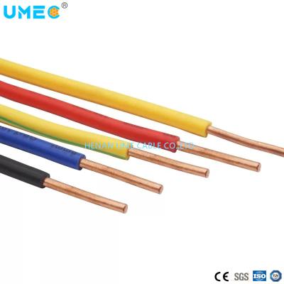 China 450/750v IEC 60227 01 estándar 1x4mm2-1/2.22mm espesor de PVC 0,8mm Cables eléctricos en venta