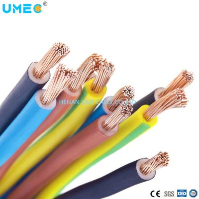 China 450/750v IEC 60227 01 estándar 1x4mm2-7/0.84mm espesor de PVC 0.8mm Cables eléctricos en venta