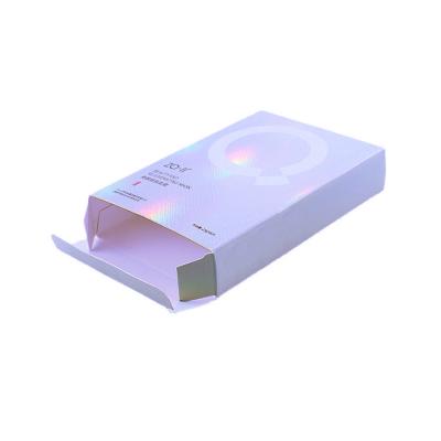 China Recyclable Eco Friendly Custom Printed Hologram Paper Skin Care Cosmetic Beauty Mask Packaging Box for sale