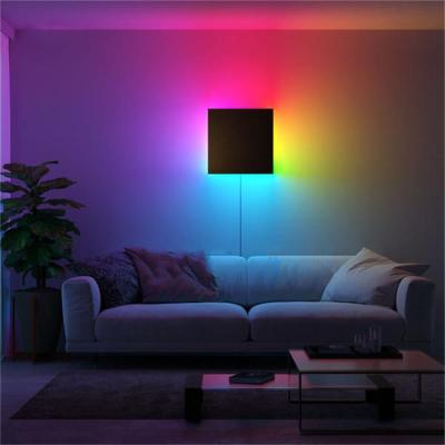 China Lighting Nordic Functions RGB Wall Lights Adjust Living Room Sofa Bedroom Bedside Indoor Modern Decorative LED Wall Lamp With Remote Control for sale