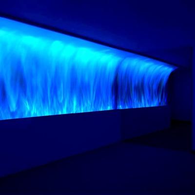 China Hotel LED Water Pattern Lamp Sconces Living Room Bedside Bar KTV Reception 3D Background Wall Joint Dynamic for sale