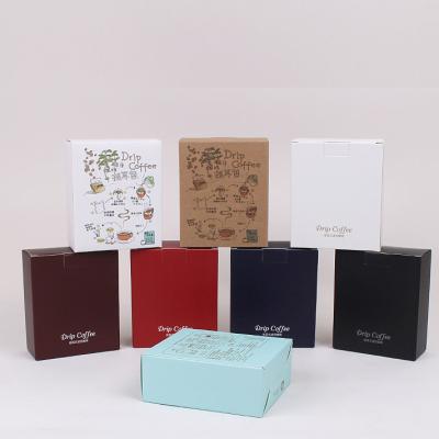 China Recyclable Custom Product Carton Packing Small Thick White Box Packing White Carton Box for sale