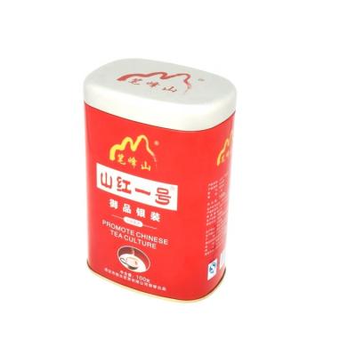 China Other Gift Tin Box Tea Candy Chocolate Oval Metal Can Round Candle Gift Packaging Tin Box for sale