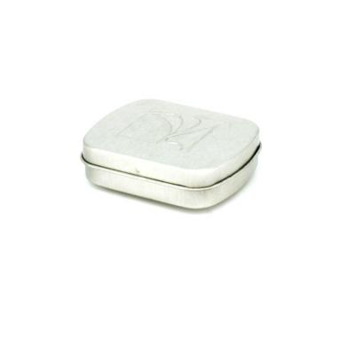 China Other Small Flat Square Metal Tin Box With Hinged Lid For Mint Or Cigarette Packaging for sale