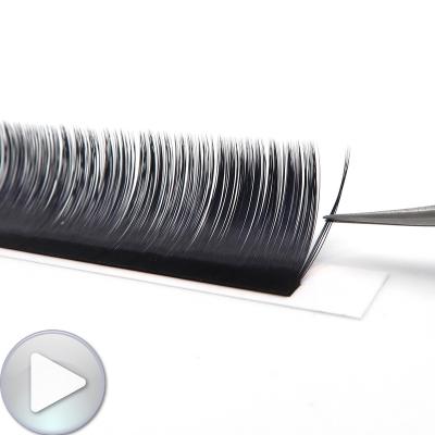 China Different Length In A Line Cashmere Lash Extensions Eyelash Extension Salon Customer Wholesale Korean Silk Private Label Synthetic Hair OEM ODM for sale