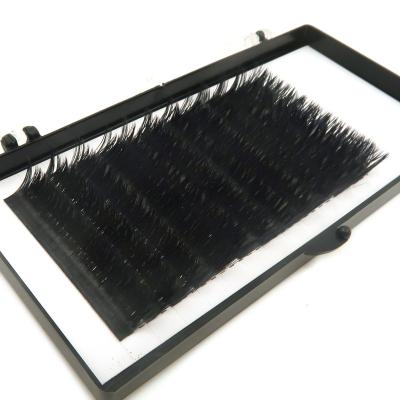 China One Second Easy Made Fans Of Fan Volume Private Label Synthetic Hair Eyelash Extension Synthetic Hair Hand Made Available 8mm-20mm for sale