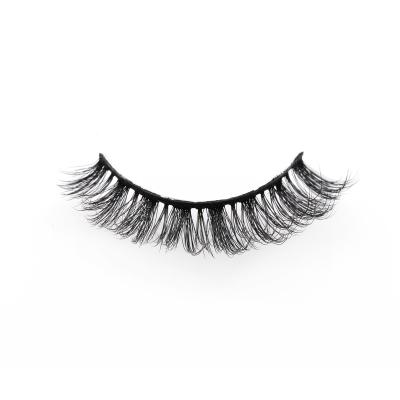 China WorldBeauty Wholesale Private Label Super Thin Clear Band Hot-selling DD Curls False Russian Mink Eyelashes for sale