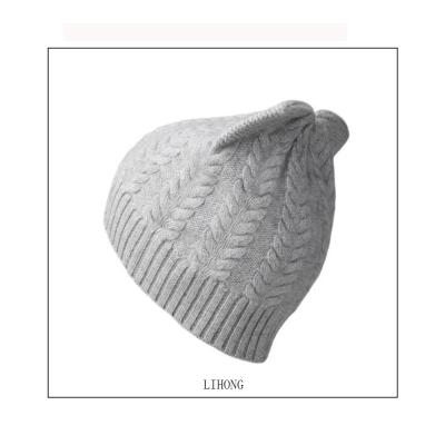 China JOINT High Quality Wool Cashmere Winter Hat Custom Private Beanie Knitted for sale