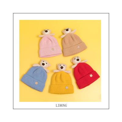 China Children's short children's scarf hats girls' and boys' winter scarves soft lightweight hat for sale