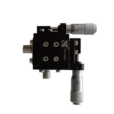 China Aluminum 25*25mm X/Y Axis Top Quality Multi Translation Aluminum Cheaper Price Manual Linear Stage Widely Used For Optical Instrument for sale