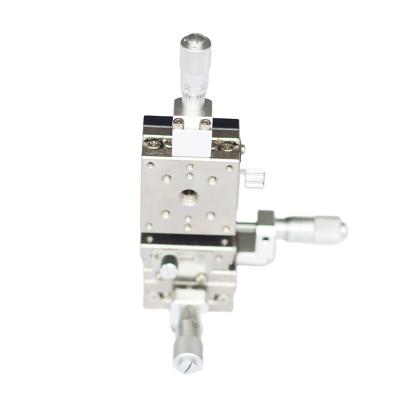 China XYZ 3 Axis Ball Guide 25x25mm Steel Linear Guide Linear Linear Guide Manual 3 Axis Linear Stage for sale