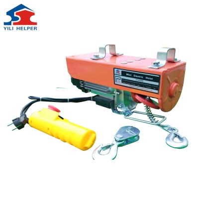 China Mini construction site lifter PA600 grade electric hoist industrial mini lifting hoist with wireless remote for sale