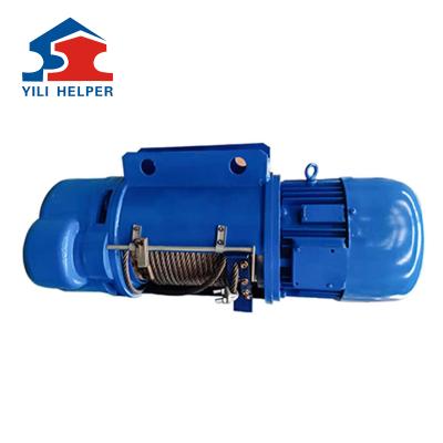 China Garment Shops High Quality Electric Hoist 1ton Electric Wire Rope Winch Wire Rope Pulling Hoist for sale