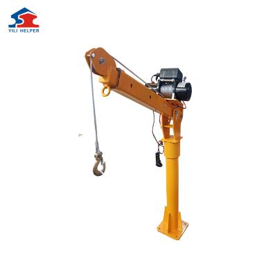 China Other Pickup Truck Lift Crane Mini Truck Mounted Crane Pickup Truck Crane With Cable Winch for sale