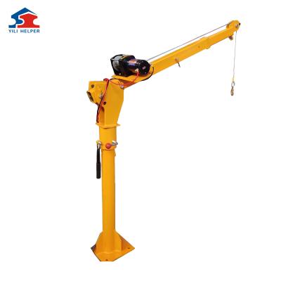 China Other Small Car Truck Electric Crane Pickup Truck Equipment Mini Mini Lifting Crane With Electric Winch for sale