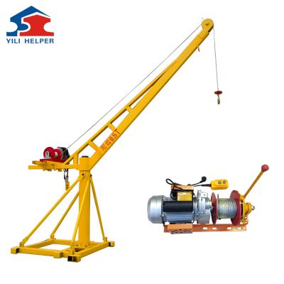 China Other Wholesale Price Building Materials Portable Lifting Equipment 500kg/1000kg Mini Lift Crane for sale