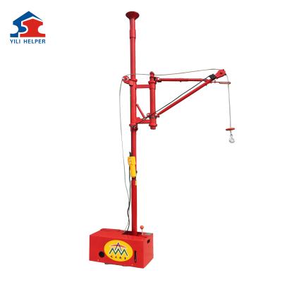 China Other Indoor Lifting Equipment 200kg 30m Mini Foldable Crane Electric Winch Crane for sale