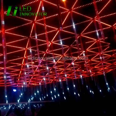 China 3d dmx kenitic chandelier for night club LI-DMX3DT-D6416 for sale